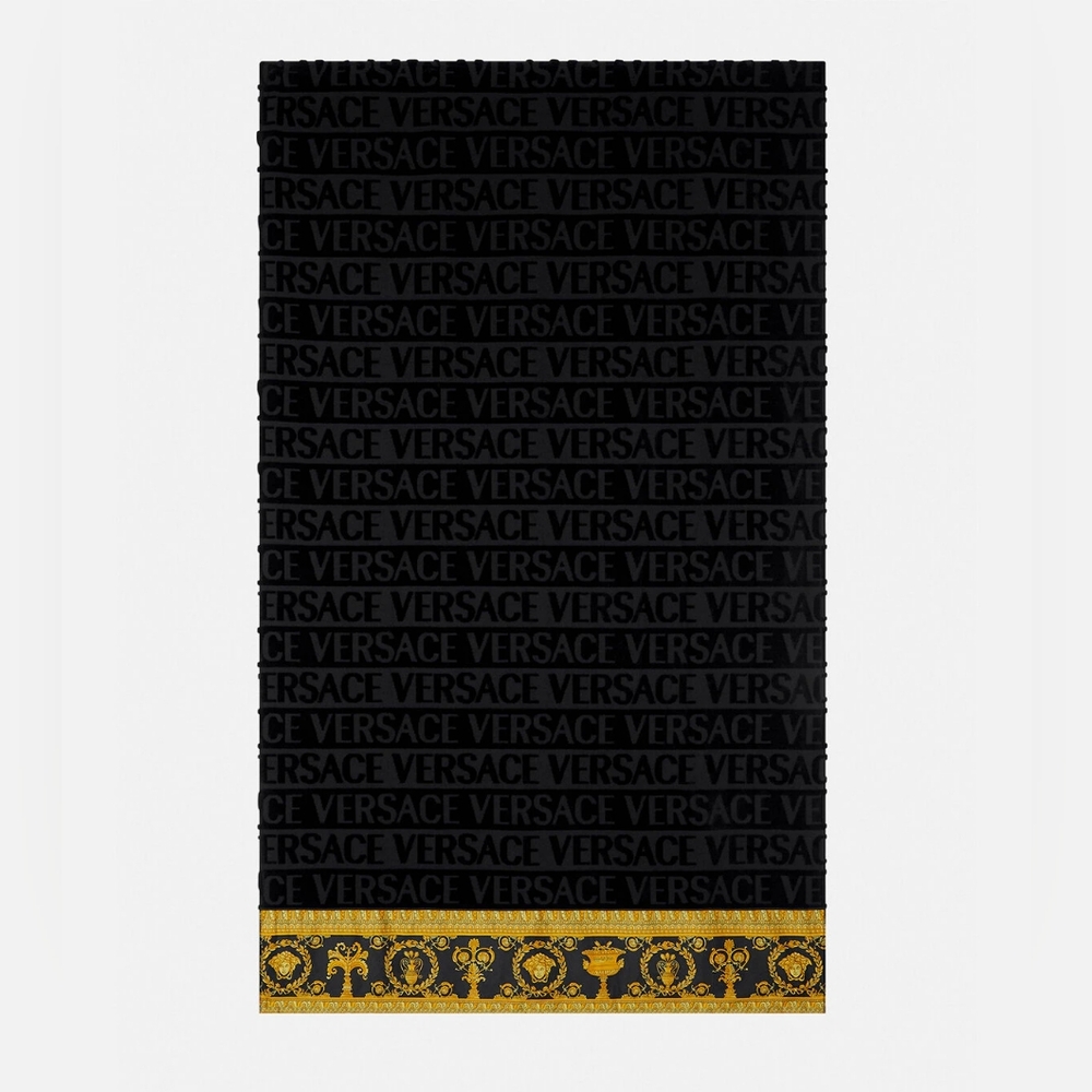 Versace Black and Gold Towel